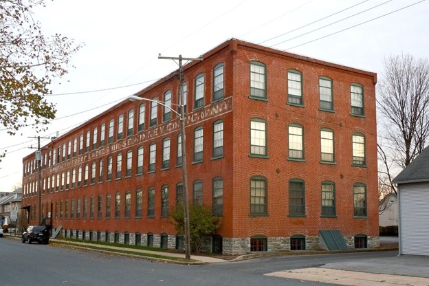 Picture of Landis Shoe Company building in Palmyra, PA.
